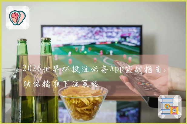 2026世界杯投注必备App实战指南，助你精准下注策略